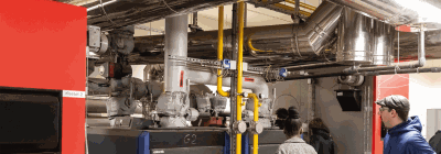 Chaudière à bois réseau de chaleur